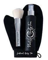 Pack spray vanille + pinceau et gant applicateur