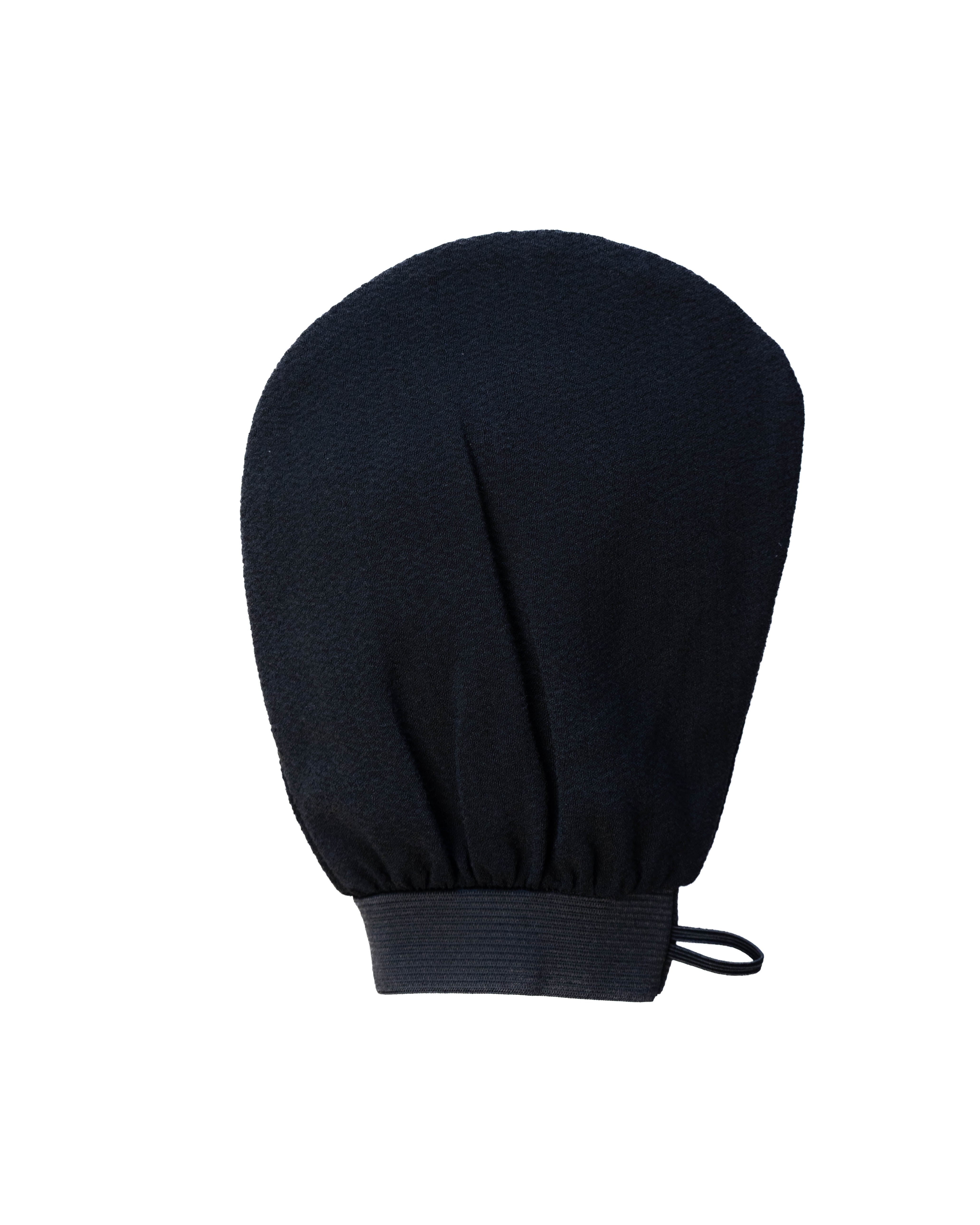 Pack barbe à papa + gant, pinceau, applicateur dos et gant exfoliant.